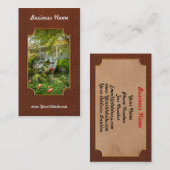 ビクトリアン - Bevidere NJ - Flamingoes rost 名刺 (正面/裏面)