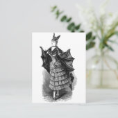 ビクトリアン/Gothic Batgirl/こうもり衣装 ポストカード (スタンド正面)