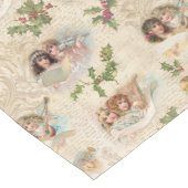 ビクトリアンAngels w/Music, Script & Holly ロングテーブルランナー (コーナー)