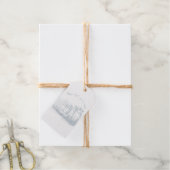 ビクトリアンChristmas Cats – シルバー ギフトタグ (麻糸付属)