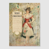 ビクトリアンChristmas Fairy Announcing Music Card (正面)