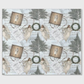 ビクトリアンChristmas Trio IIIラッピング紙 ラッピングペーパー (フラット)