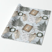 ビクトリアンChristmas Trio IIIラッピング紙 ラッピングペーパー (アンロールド)