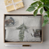 ビクトリアンChristmas Vignettes w/Winter Greenery 薄葉紙 (ギフト)