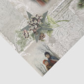 ビクトリアンChristmas Vignettes w/Winter Greenery 薄葉紙 (詳細)