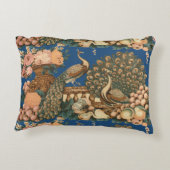 ビクトリアンEra Peacocks、Fruit & Flowers Pattern アクセントクッション (裏面)