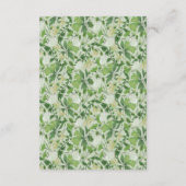 ビクトリアンMeadow -結婚のエンクロージャカード垂直 エンクロージャーカード (裏面)