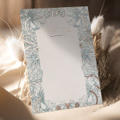 ビクトリアンPimpernels Morris結婚の感謝 箔招待状