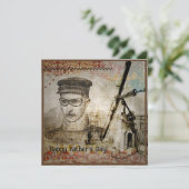 ビクトリアンSteampunk発明者科学者望遠鏡 カード (スタンド正面)