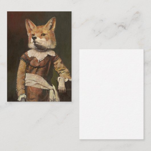 ビクトリアンVixen ACEO名刺 名刺 (正面/裏面)