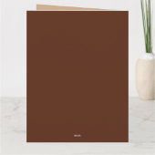 ビクトリアンWoman in Hat Flowers Sepiaモノクローム カード (裏面)