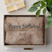 ビクトリアンWoman in Hat Flowers Sepiaモノクローム 薄葉紙 (ギフト)