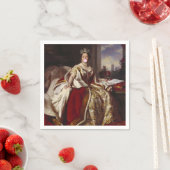 ビクトリア吹女王のピンクのバブルガム スタンダードカクテルナプキン (インサイチュ)