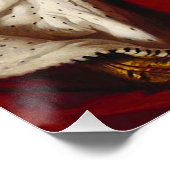 ビクトリア吹女王のピンクのバブルガム ポスター (コーナー)