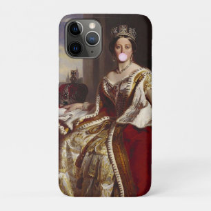 ビクトリア吹女王のピンクのバブルガム iPhone 11 PROケース