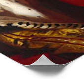 ビクトリア吹女王のピンク色のバブルガム ポスター (角)