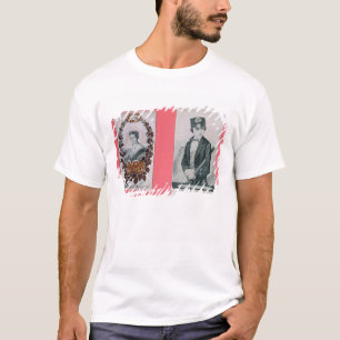 ビクトリア女王およびアルバート王子しおり Tシャツ