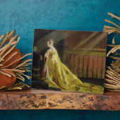 ビクトリア女王が彼女の戴冠服, 1838 (油o フォトプラーク (側面)