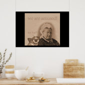 ビクトリア女王が楽しんでる！ ポスター (キッチン)