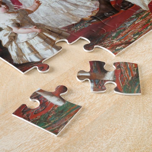 ビクトリア女王とその家族 ジグソーパズル (側面)