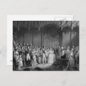 ビクトリア女王とアルバート王子の結婚 ポストカード (正面/裏面)