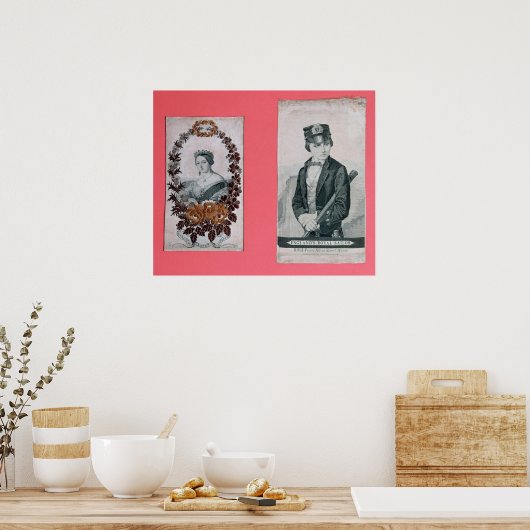 ビクトリア女王とプリンスアルバートのブックマーク ポスター (キッチン)