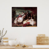 ビクトリア女王とプリンスアルバート王室の一家 ポスター (キッチン)