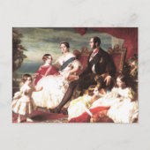 ビクトリア女王とプリンスアルバート ポストカード (正面)