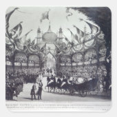 ビクトリア女王によるブライトン初訪問 スクエアシール (正面)