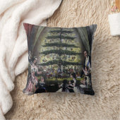 ビクトリア女王のクリスマスツリー クッション (ブランケット)