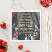 ビクトリア女王のクリスマスツリー スタンダードランチョンナプキン (インサイチュ)