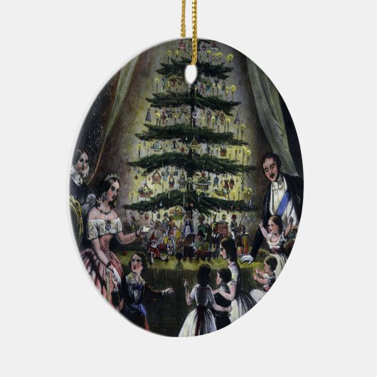 ビクトリア女王のクリスマスツリー セラミックオーナメント (右)