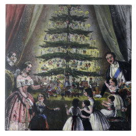 ビクトリア女王のクリスマスツリー タイル