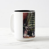 ビクトリア女王のクリスマスツリー ツートーンマグカップ (正面左)