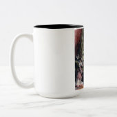 ビクトリア女王のクリスマスツリー ツートーンマグカップ (左)