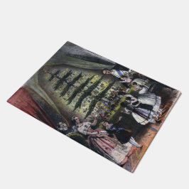 ビクトリア女王のクリスマスツリー ドアマット