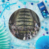 ビクトリア女王のクリスマスツリー ペーパープレート (パーティー)