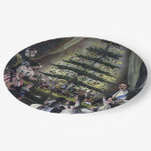 ビクトリア女王のクリスマスツリー ペーパープレート (アングル)