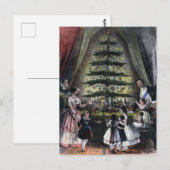 ビクトリア女王のクリスマスツリー ポストカード (正面/裏面)