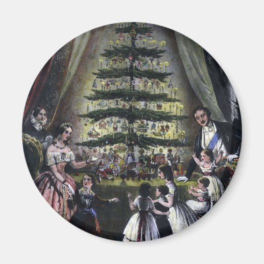 ビクトリア女王のクリスマスツリー マグネット (正面)