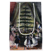 ビクトリア女王のクリスマスツリー ミディアムペーパーバッグ (裏面)