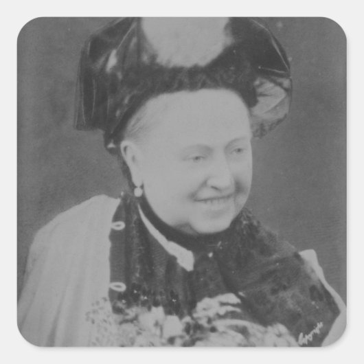 ビクトリア女王のジュビリーポートレート（1819年～1901年） L スクエアシール (正面)