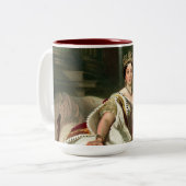 ビクトリア女王のポートレート ツートーンマグカップ (正面左)