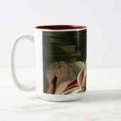 ビクトリア女王のポートレート ツートーンマグカップ (左)