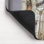 ビクトリア女王の人形 マウスパッド (コーナー)