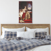 ビクトリア女王の戴冠式ポートレート キャンバスプリント (インサイチュ (寝室))