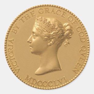 ビクトリア女王の硬貨 ラウンドシール