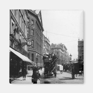 ビクトリア女王の通り、ロンドン、c.1891 マグネット