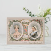 ビクトリア女王の金記念祭ポスター 招待状 (スタンド正面)