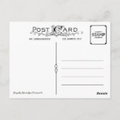 ビクトリア女王の馬のサイデサドルca. 1837 ポストカード (裏面)